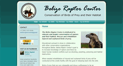 Desktop Screenshot of belizeraptorcenter.com